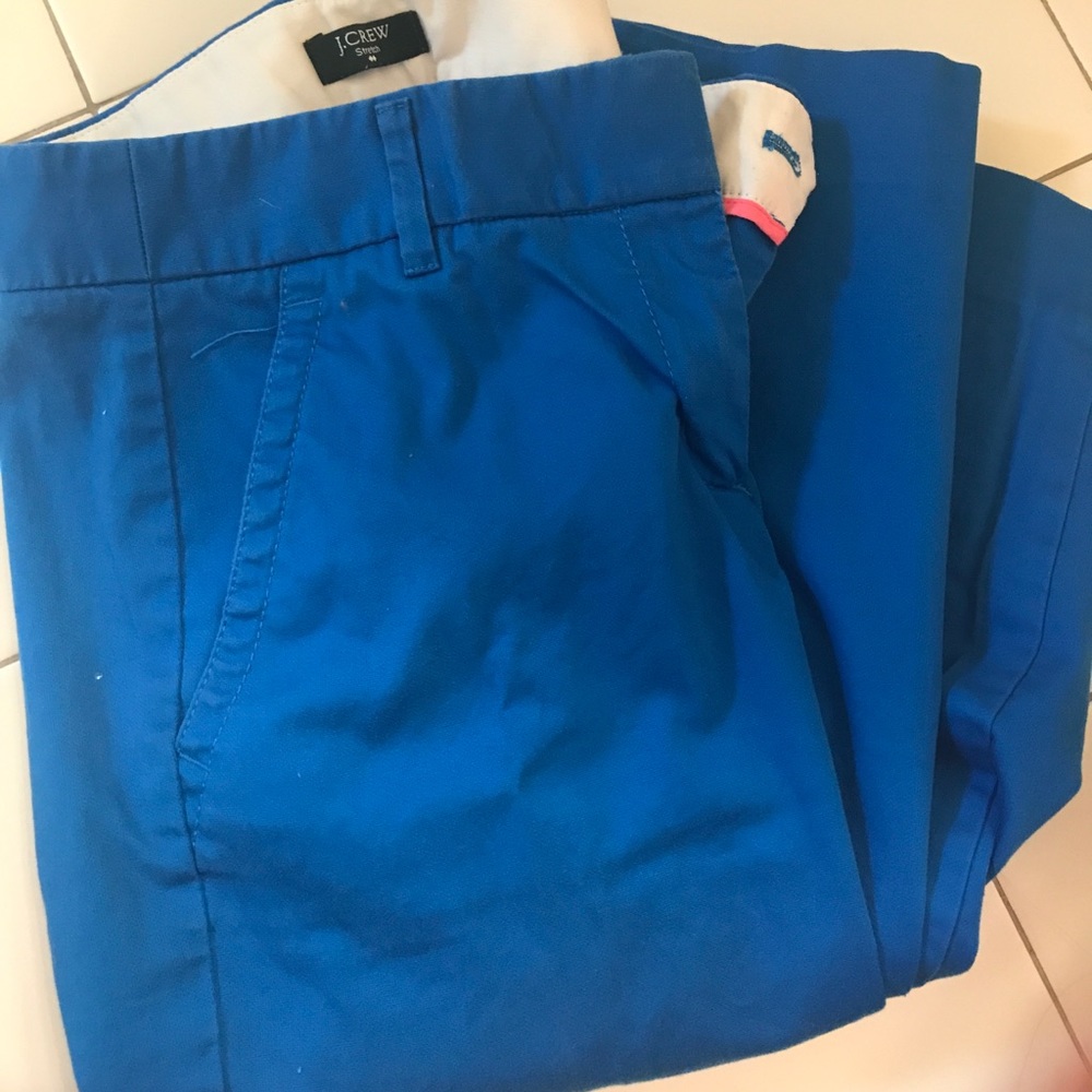 J Crew City Fit Women’s Trousers (Blue)